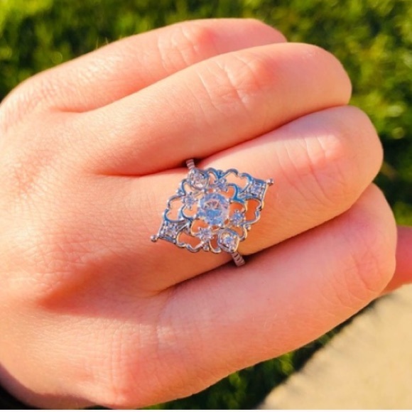 NEW Antique Sterling Silver Ring - Picture 3 of 6